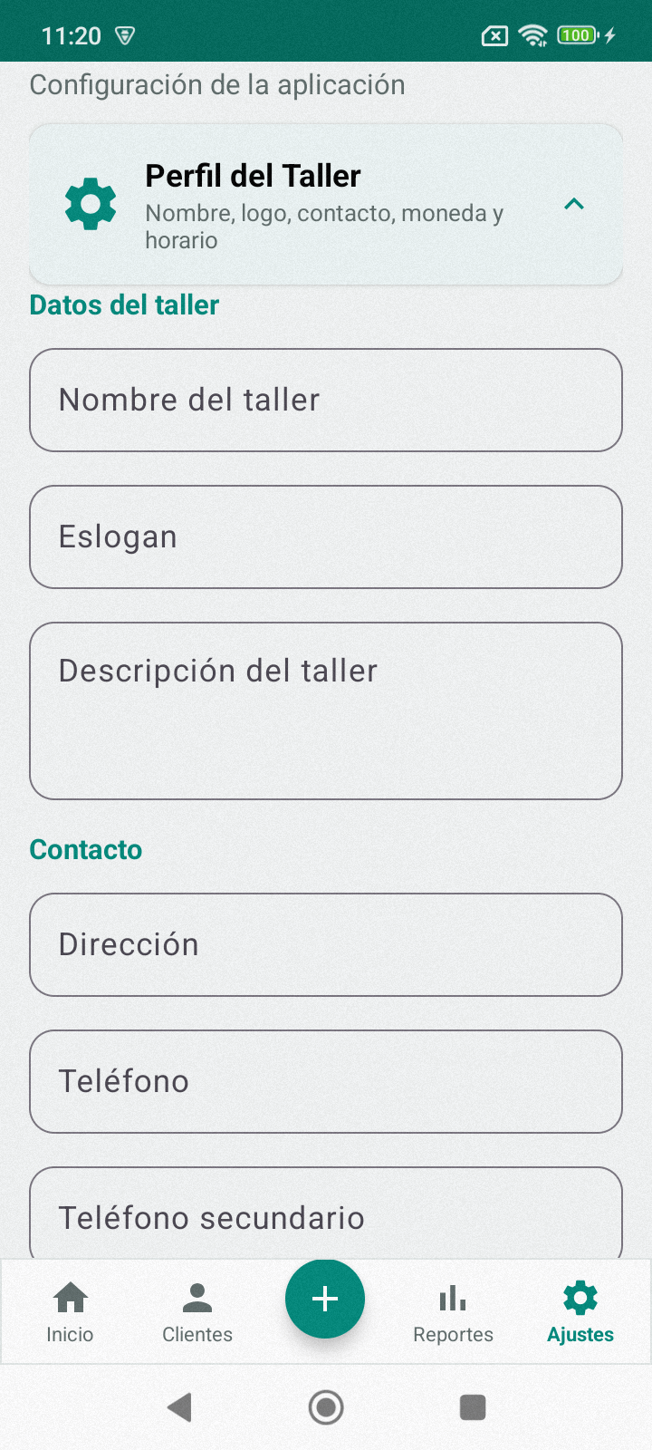 Perfil de usuario